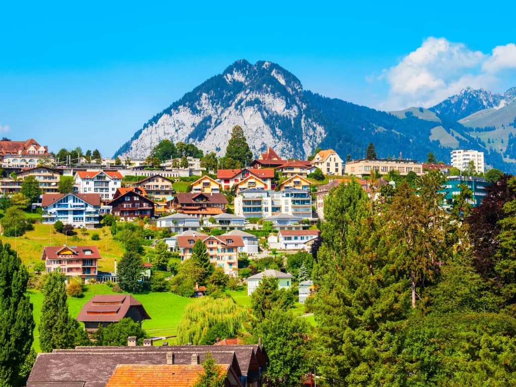 Switzerland alpine scenery